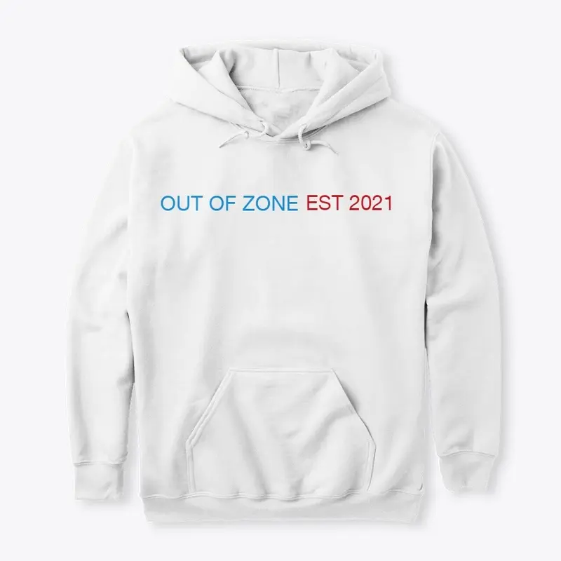 WHITE OUT OF ZONE HOODIE 