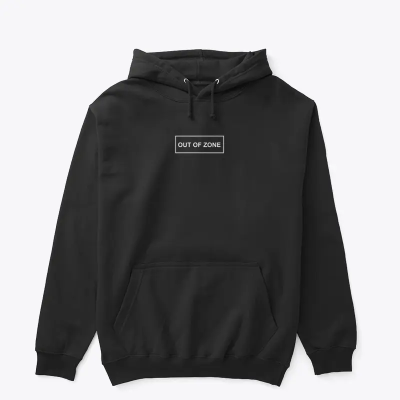 BLACK BOXED LOGO HOODIE