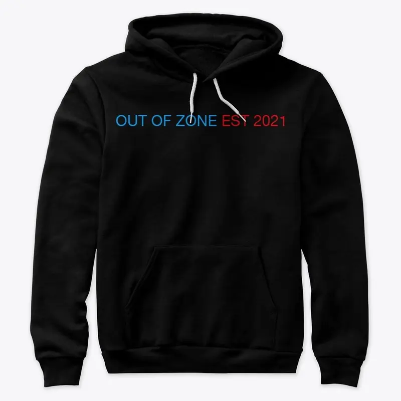 BLACK OUT OF ZONE HOODIE 